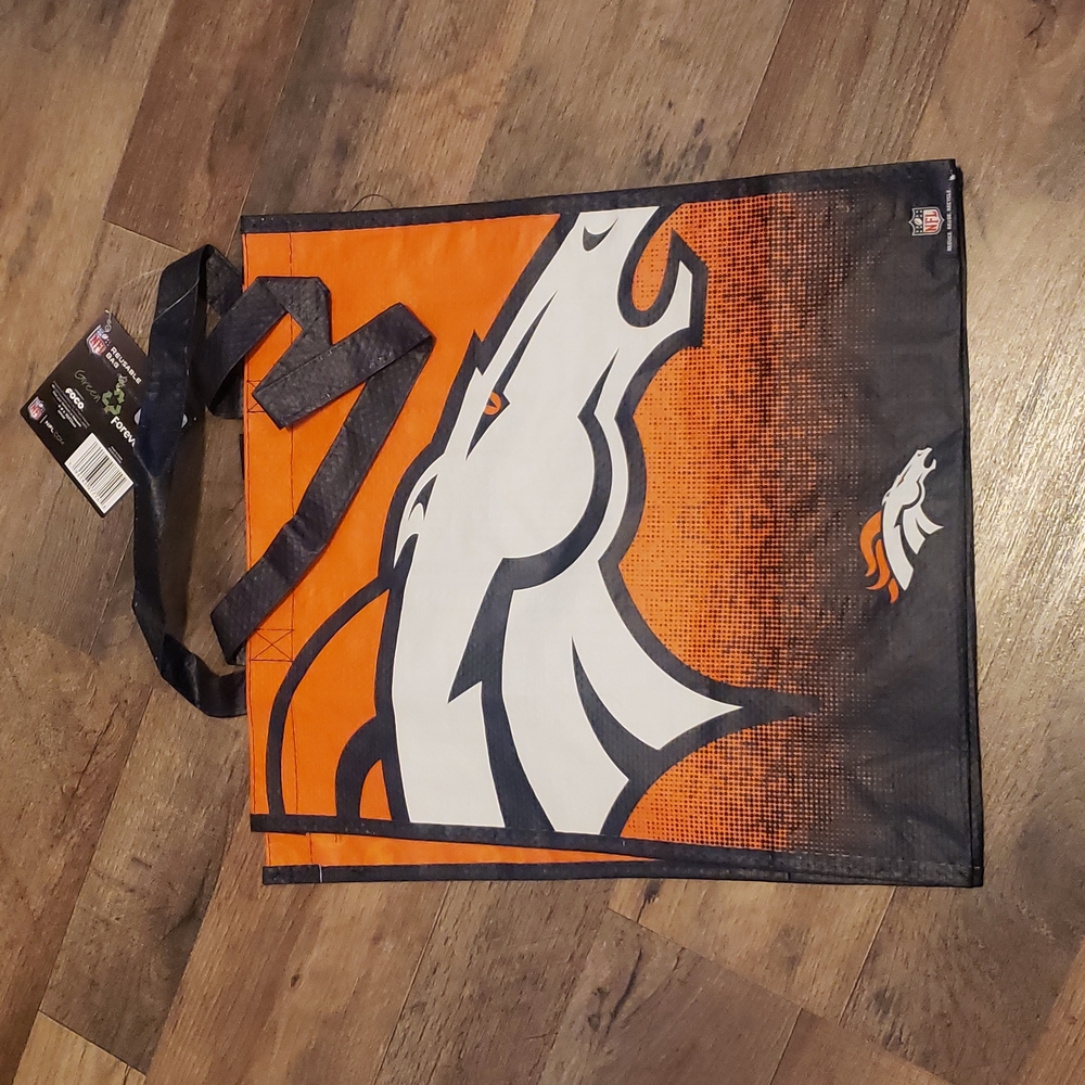 Reusable Denver Broncos shopping bag